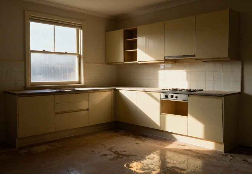 Fully restored kitchen in Glendenning after flood repair